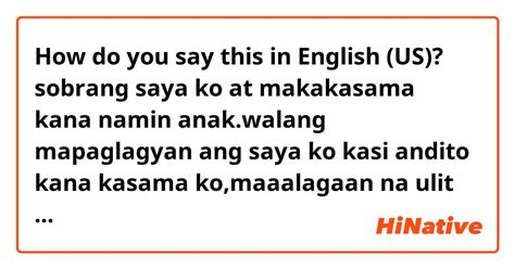 ang swerte ko sayo in english